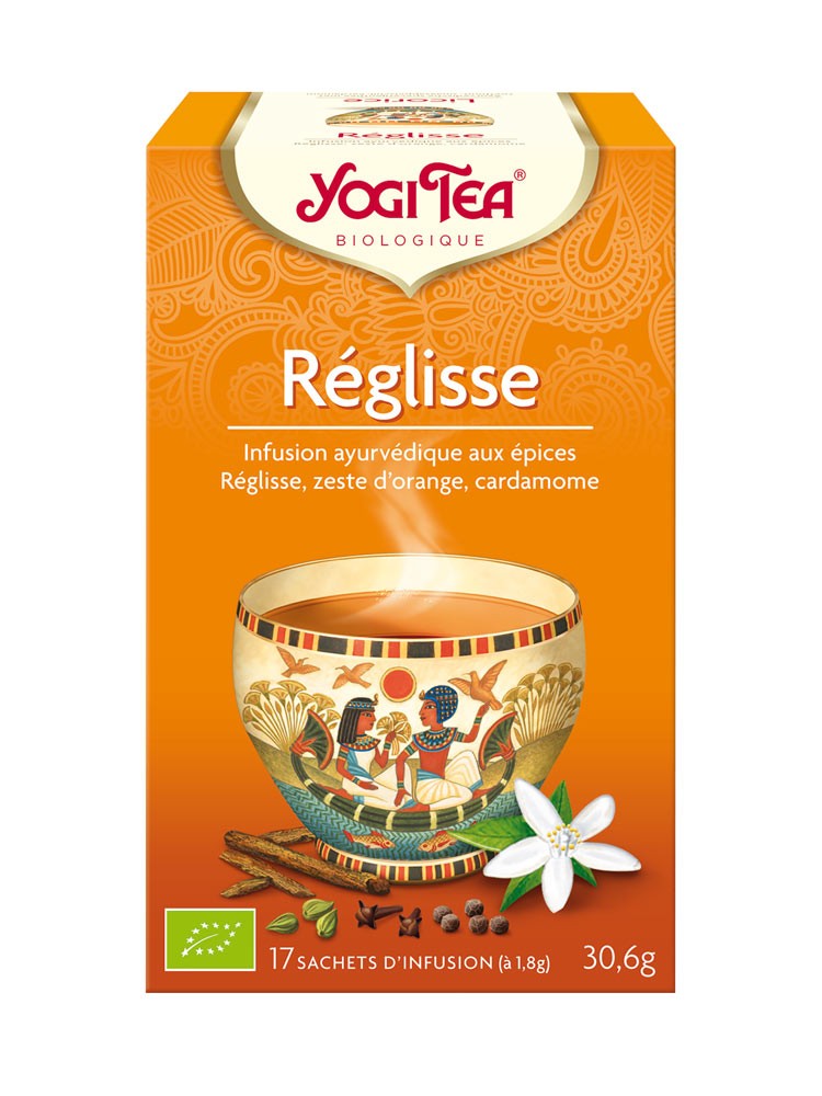 Yogi Tea Infusion Réglisse 17 Sachets - Pharmacie Agnès Praden à Alès