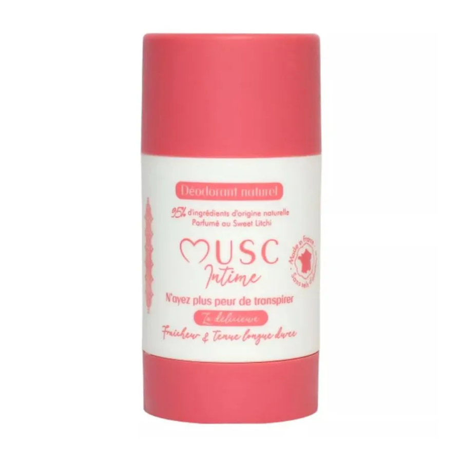 Musc Intime Déodorant au Sweet Litchi - La Délicieuse - Pharmacie Agnès Praden à Alès