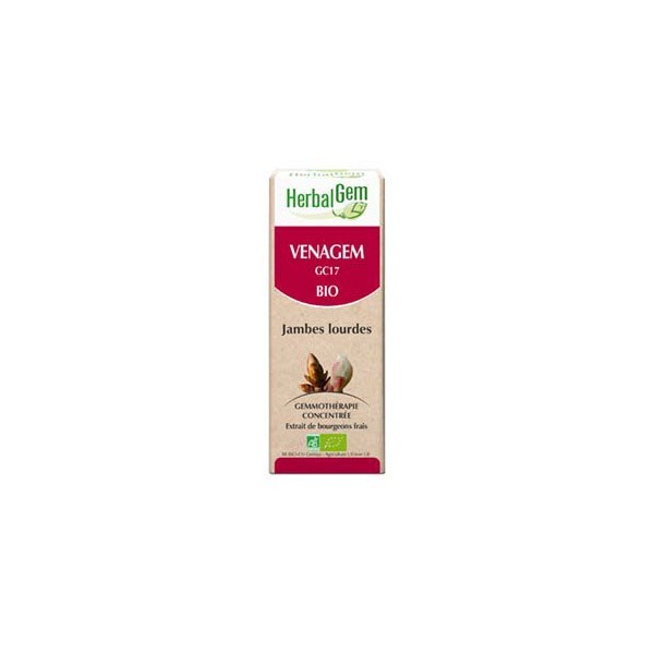 HerbalGem Bio Venagem Complexe Jambes Lourdes 30 ml - Pharmacie Agnès Praden à Alès