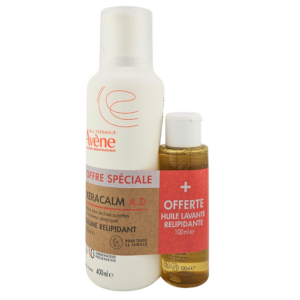 Avène Xeracalm AD Baume Relipidant 400ml + Huile Lavante 100ml offerte - Pharmacie Agnès Praden à Alès