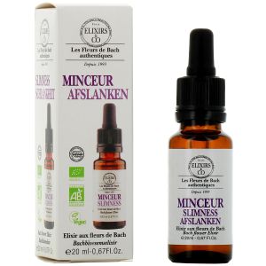 Fleurs de Bach Elixir Composé Bio - Minceur 20 ml - Pharmacie Agnès Praden à Alès