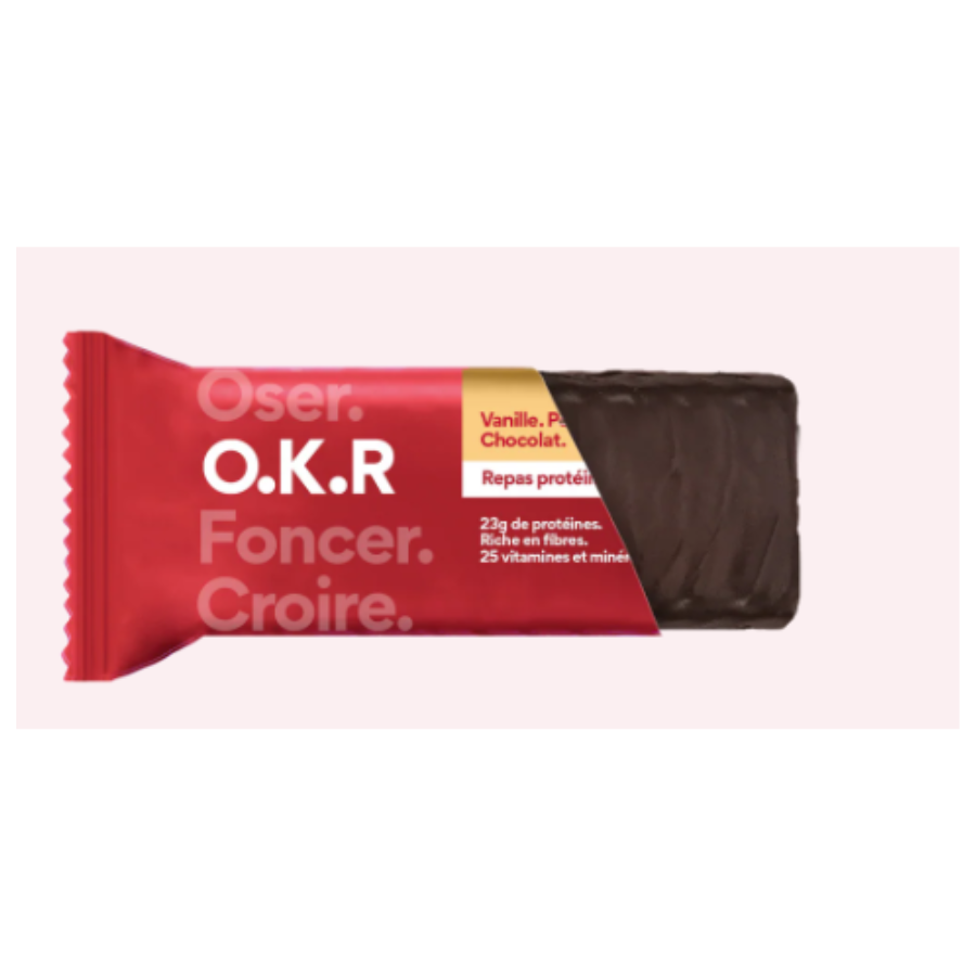 OKR Barre Repas Vanille Chocolat Pécan 100g - Pharmacie Agnès Praden à Alès