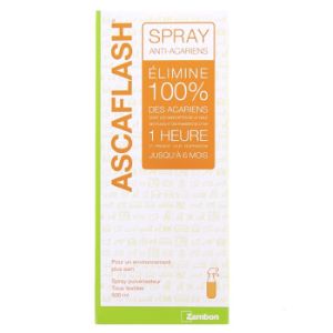 Zambon Ascaflash Spray Anti-Acariens 500ml - Pharmacie Agnès Praden à Alès