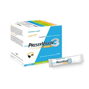 Bausch & Lomb Preservision 3 90 Sticks  - Pharmacie Agnès Praden à Alès