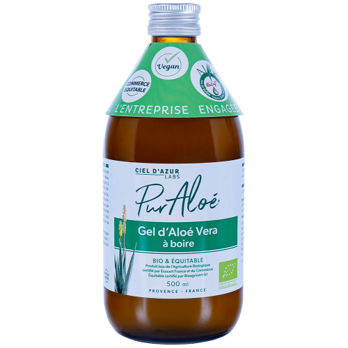 Pur Aloe Gel à boire à l'Aloé Vera 500ml - Pharmacie Agnès Praden à Alès