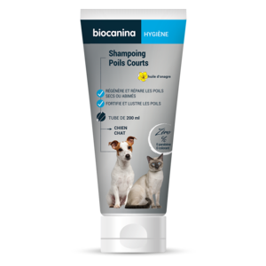 Biocanina shampoing poils courts 200ml - Pharmacie Agnès Praden à Alès
