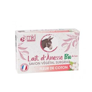 Mkl Savon Au Lait d'Anesse Bio Fleur de Coton 100g - Pharmacie Agnès Praden à Alès