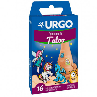 Urgo pansements tatoo fantastiques x16 - Pharmacie Agnès Praden à Alès