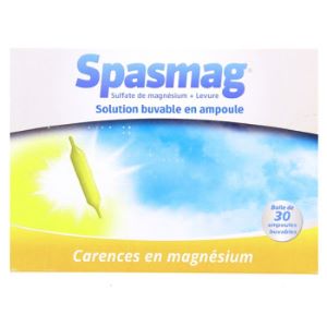 Grimberg Spasmag 30 Ampoules Buvables 5ml - Pharmacie Agnès Praden à Alès