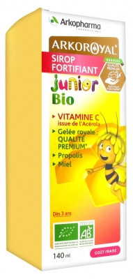 Arko Royal Sirop Fortifiant Junior Bio 140 ml - Pharmacie Agnès Praden à Alès