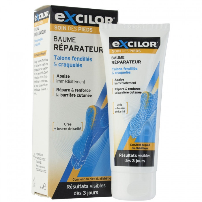 Excilor Baume Réparateur Talons Fendillés 50ml - Pharmacie Agnès Praden à Alès