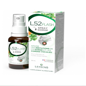 Lehning L52 Flash Spray Gorge 30 ml - Pharmacie Agnès Praden à Alès