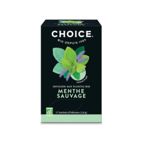 Choice Infusion Bio Menthe Sauvage 17 sachets - Pharmacie Agnès Praden à Alès
