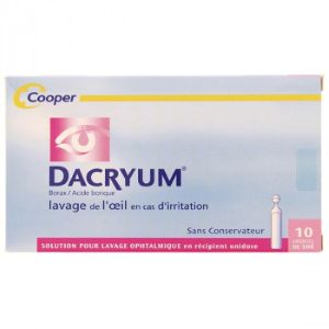Cooper Dacryum 10 Unidoses 5 ml - Pharmacie Agnès Praden à Alès