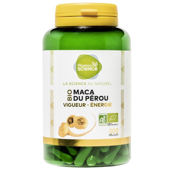 Pharmascience maca du pérou vigueur - énergie 200 gélules - Pharmacie Agnès Praden à Alès