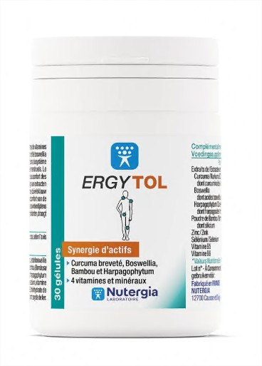 Nutergia Ergytol 30 gélules - Pharmacie Agnès Praden à Alès