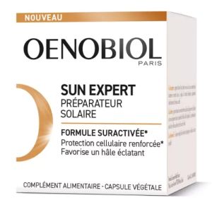 Oenobiol Sun Expert Préparation Solaire 30 Capsules Oenobiol Sun Expert - Pharmacie Agnès Praden à Alès