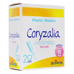 Boiron Coryzalia 20 Unidoses - Pharmacie Agnès Praden à Alès
