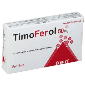 Élerté Timoférol 50 mg 30 Comprimés - Pharmacie Agnès Praden à Alès