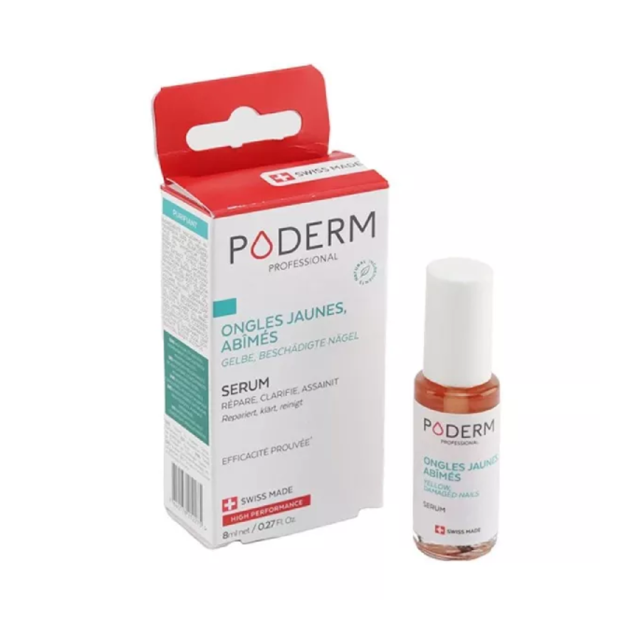 Poderm Serum Répare, Clarifie, Assainit - Ongle Jaunes , abîmés - 8ml - Pharmacie Agnès Praden à Alès