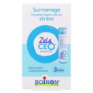 Boiron Zelaceo Granules Surmenage Stress Boiron 3 Tubes - Pharmacie Agnès Praden à Alès
