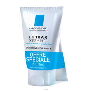 La Roche Posay Lipikar Xerand Crème mains Réparatrice 2*50ml - Pharmacie Agnès Praden à Alès