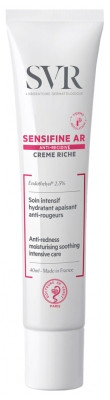 SVR Sensifine AR Crème Riche Soin Intensif Hydratant Apaisant Anti-Rougeurs 40 ml - Pharmacie Agnès Praden à Alès