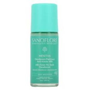 Sanoflore Déodorant Fraîcheur 48H Mentha Roll-On Bio  50ML - Pharmacie Agnès Praden à Alès