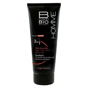 BcomBIO Homme Gel Douche 3 en 1 200 ml - Pharmacie Agnès Praden à Alès