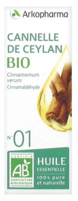 Arkopharma Huile Essentielle Cannelle de Ceylan 10ml - Pharmacie Agnès Praden à Alès
