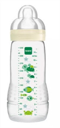 MAM Biberon Easy Active ivoire 330ml - Pharmacie Agnès Praden à Alès