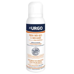 Urgo Crème en Mousse Pieds Très Secs à Crevassés 125ml - Pharmacie Agnès Praden à Alès