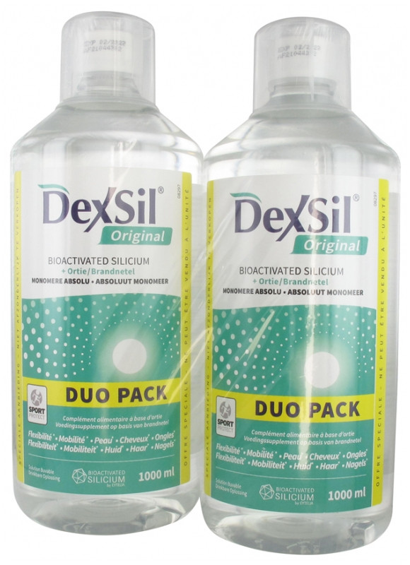 Dexsil Silicium Organique 2 x 1 L - Pharmacie Agnès Praden à Alès