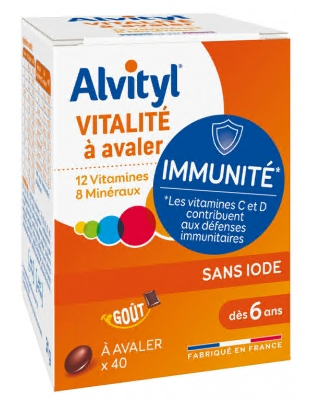 Urgo Alvityl vitalité 40 comprimés - Pharmacie Agnès Praden à Alès