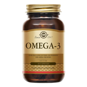 Solgar Oméga 3 60 capsules - Pharmacie Agnès Praden à Alès