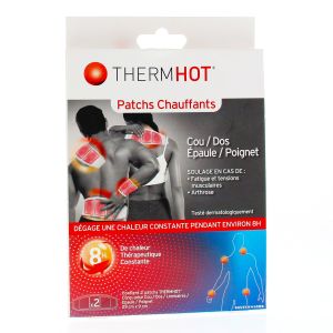Bausch&Lomb Thermhot Patchs Chauffants Cou Dos Epaules Et Poignets x2 - Pharmacie Agnès Praden à Alès