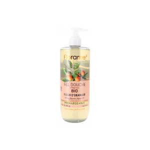 Florame Gel Douche Fleur d'Oranger Rechargeable Bio 750 ml - Pharmacie Agnès Praden à Alès