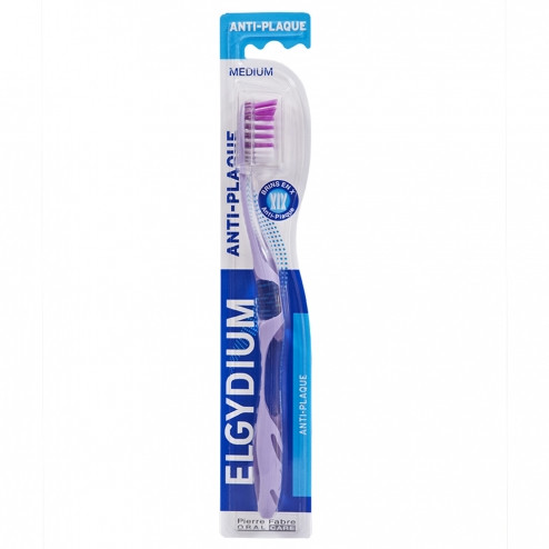 Elgydium brosse à dents anti-plaque medium - Pharmacie Agnès Praden à Alès