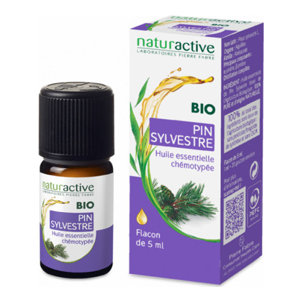 Naturactive Huile Essentielle Pin Sylvestre Bio 5 ml - Pharmacie Agnès Praden à Alès