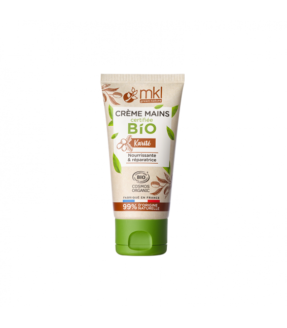MKL Crème mains Bio Karité 50 ml - Pharmacie Agnès Praden à Alès