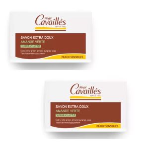 Cavaillès Savon Surgras Extra-doux Amande Verte Lot de 2x250g - Pharmacie Agnès Praden à Alès