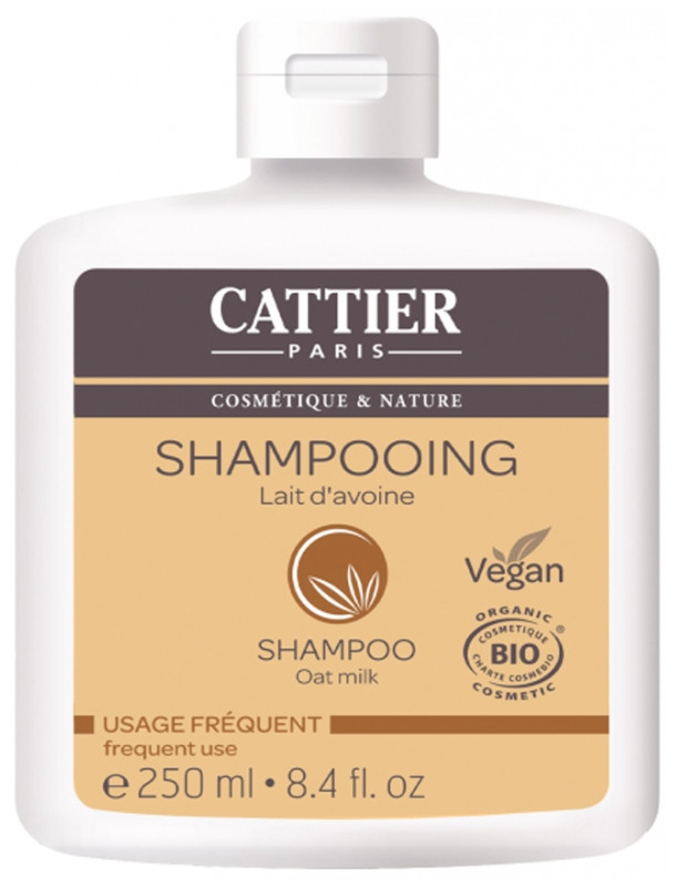 Cattier Shampoing Usage Fréquent Lait d'Avoine Bio 250 ml - Pharmacie Agnès Praden à Alès
