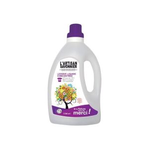 Gravier Artisan Savonnier Lessive Liquide Concentrée Bio 1,5L - Pharmacie Agnès Praden à Alès