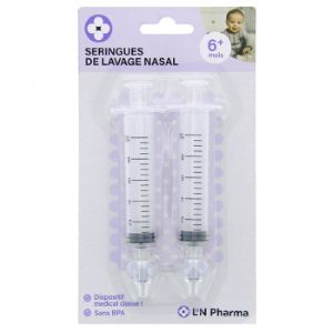 L2n Pharma Seringues Lavage Nasale x2 - Pharmacie Agnès Praden à Alès