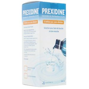 Xo Prexidine 0,12% Solution Pour Bain de Bouche - 300ml - Pharmacie Agnès Praden à Alès