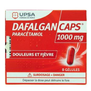 Upsa Dafalgan Caps 1g Boite de 8 - Pharmacie Agnès Praden à Alès
