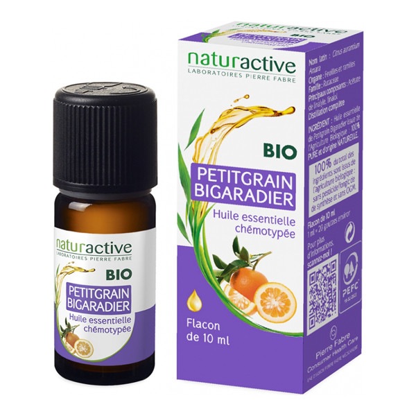Naturactive Huile Essentielle Petitgrain Bigaradier  Bio 10 ml - Pharmacie Agnès Praden à Alès