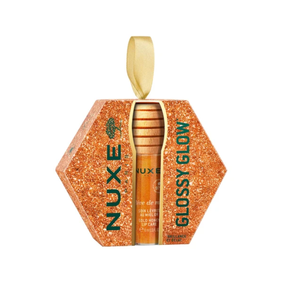Nuxe Coffret Rêve de Miel Brillance & Eclat Soin Lèvres au Miel Or 10ml 