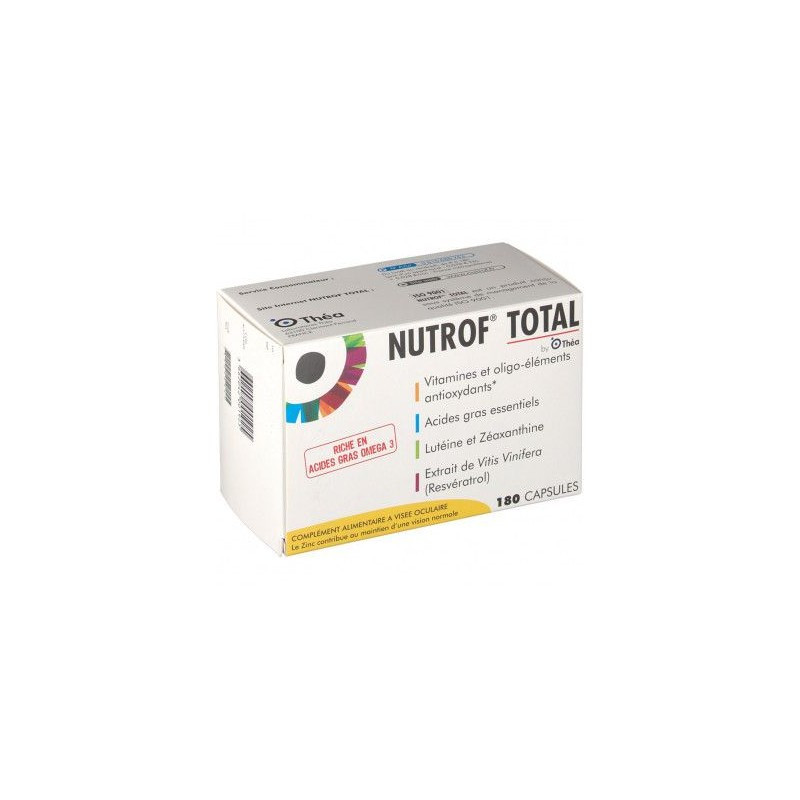 Nutrof Total 180 capsules - Pharmacie Agnès Praden à Alès