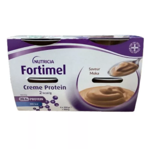 Fortimel Creme Protein Moka 4 x 200 g - Pharmacie Agnès Praden à Alès